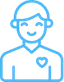 Employee happiness icon