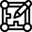 Layout and design icon