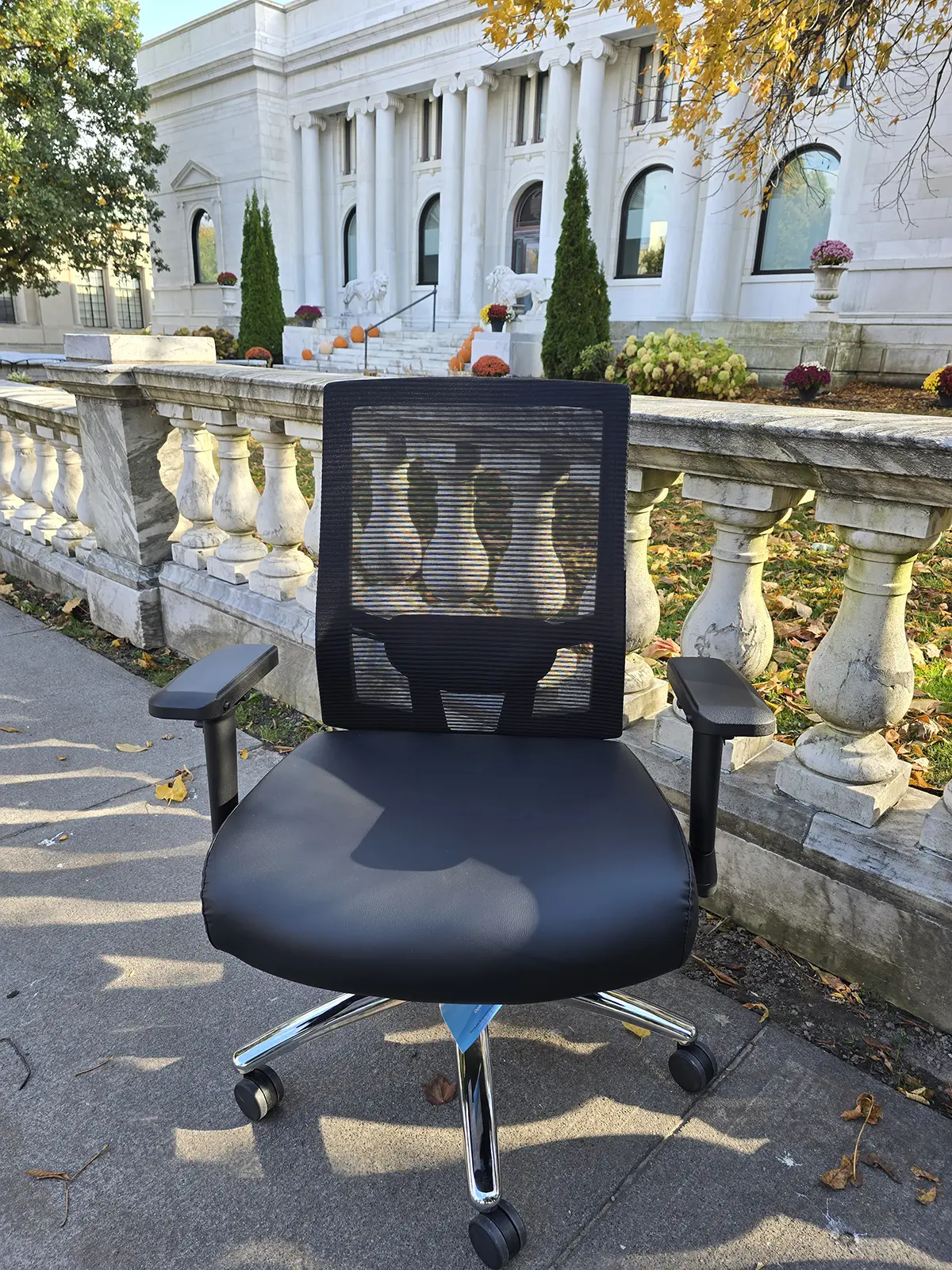 Flower Memorial Library furniture